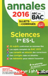 Sciences 1re ES-L