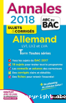 Annales ABC du Bac Allemand L-ES-S 2018