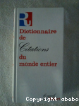 Dictionnaire des citations du monde entier