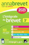 L'intgrale du brevet 3e 2025