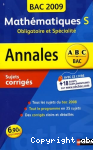 Bac 2009 Mathmatiques S Obligatoire et spcialit