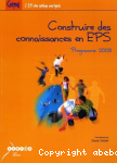 Construire des connaissances en EPS