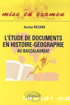 L'tude de documents en Histoire-Gographie au baccalaurat